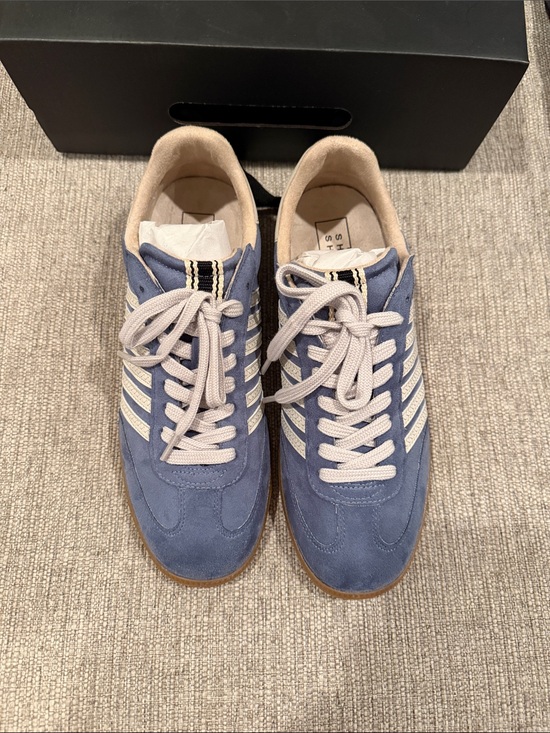 ShuShop Shoes - SHUSHOP Stevie Blue Suede Sneakers